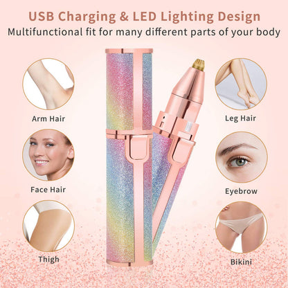 2-in-1 Electric Hair Remover & Trimmer for Women