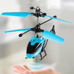 Mini Rechargeable Induction RC Helicopter Aircraft Airplane Toy