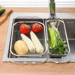 Stainless Steel Vegetable Drain Sink Basket