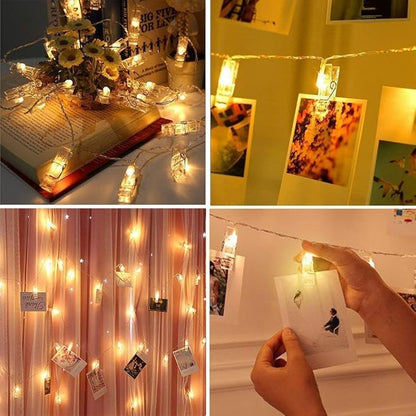 Plastic LED Photo Clip Paper Clip Battery Operated Fairy Light