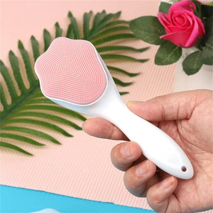 Cute Cat Claw Silicone Face Scrubber Brush Facial Deep Cleaning Brush Blackhead Pore Exfoliating Tool