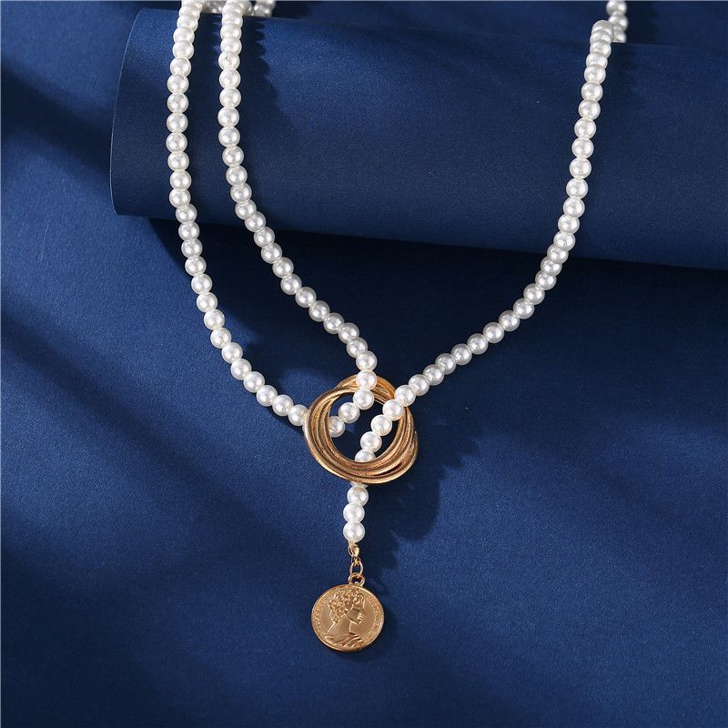 Fashion Jewellery Pearl Style Long Necklace