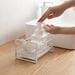 Multifunctional Kitchen Sponge Soap Scrubbers Holder Organizer Iron Material