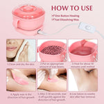 Portable Silicone Wax Bean Warmer Wax Bowls For Waxing