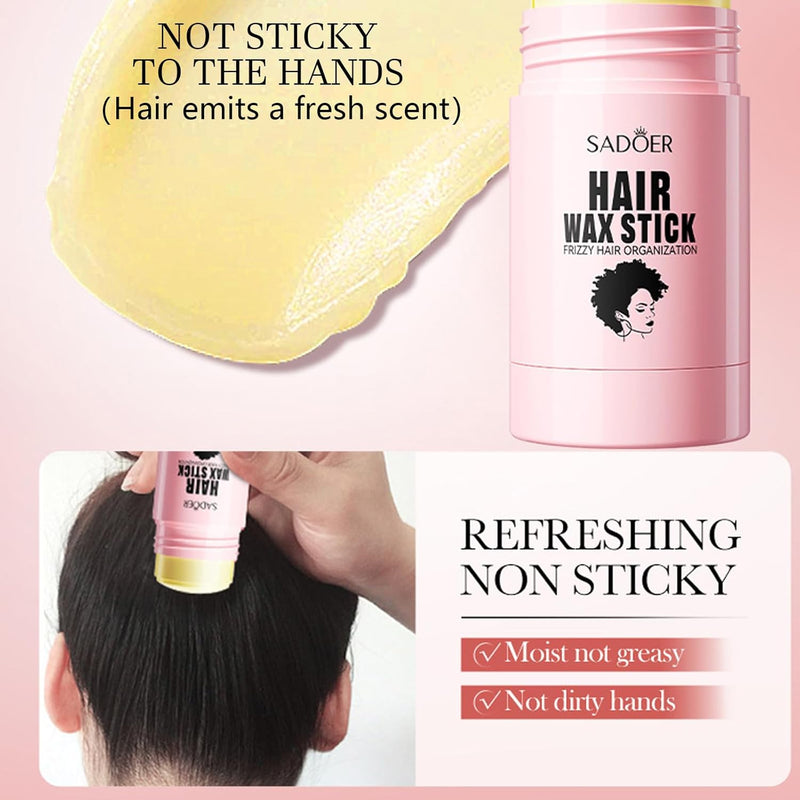 SADOER Hair Wax Stick Frizzy Hair Organization