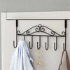 Over The Door Metal Hanger With 7 Hooks