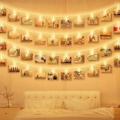 Plastic LED Photo Clip Paper Clip Battery Operated Fairy Light