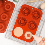 Flower Design Silicone Mini Tube Cake Pan Mold for Baking Chocolate Jelly Pudding Dessert