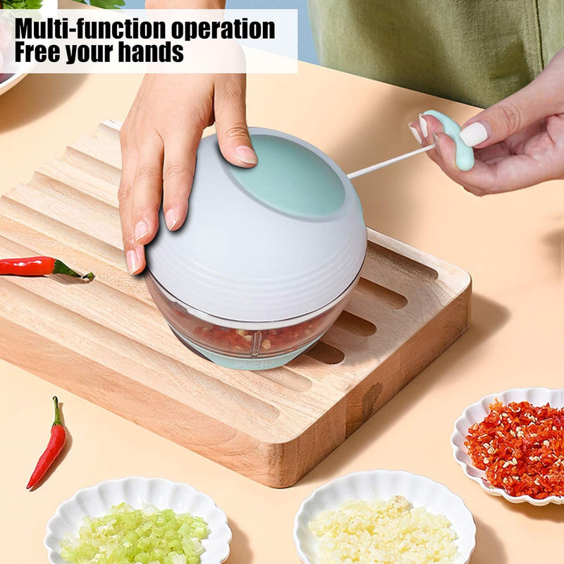 Mini Manual Garlic Chopper Fruit Vegetable Chopper