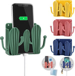 Wall Mount Cactus Mobile Phone Holder Organizer