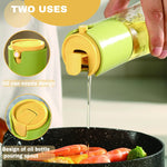 Multifunctional 2in1 Oil Spray Bottle Oil Dispenser Spray Pour Bottle