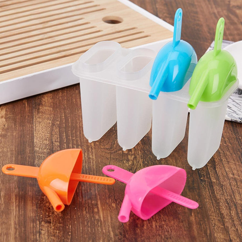 Reusable Popsicle Ice Lolly Maker Molds for Homemade Ice Cream Pudding Fruit Juice Smoothies