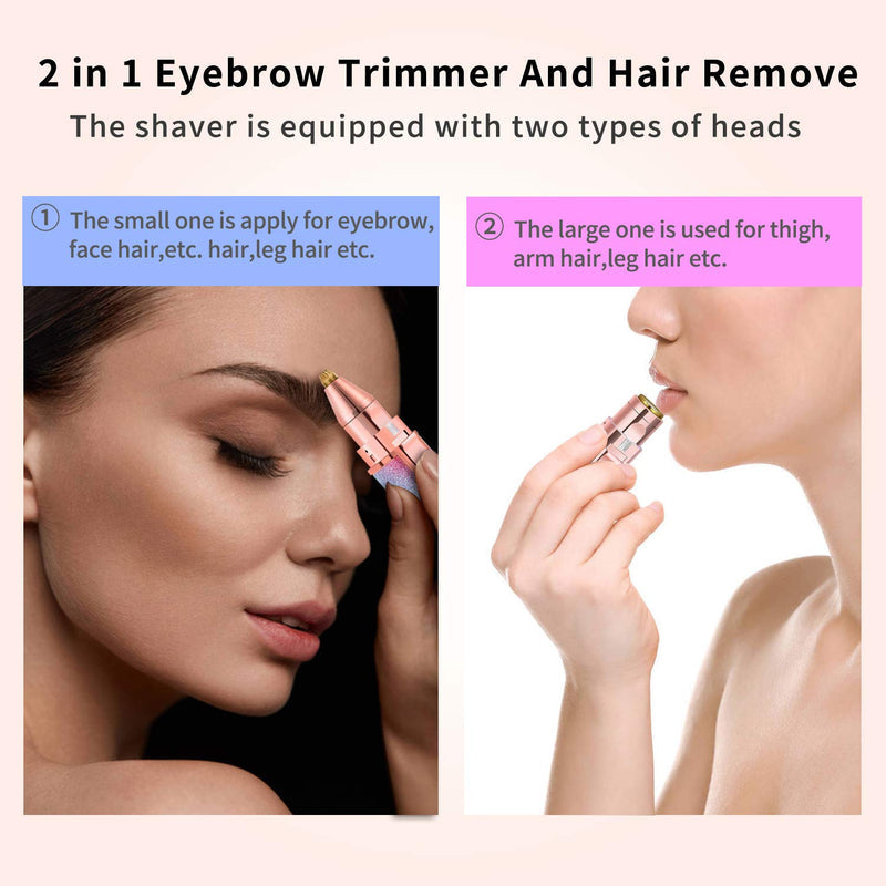 2-in-1 Electric Hair Remover & Trimmer for Women