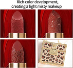 Mansly Lipstick Luxury Bag With 3Pcs Matte Moisturizing Velvet Glitter Lipstick Set A