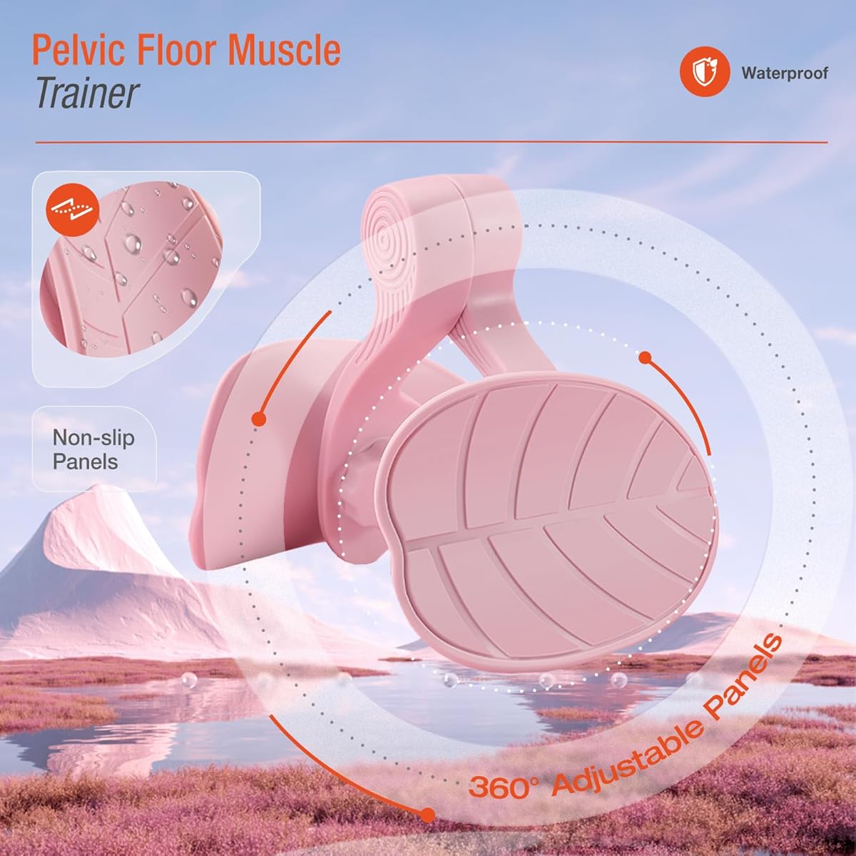 Thigh Master Hip and Pelvis Trainer for Women Pelvic Floor Strengthening Device Women with Resistance Band Exercise Equipment Set For Home&nbsp;