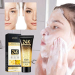 ZOZU Facial Cleanser 24K Gold Cleansing Hyaluronic Acid Cleansing Hydrating And Brightening 100g