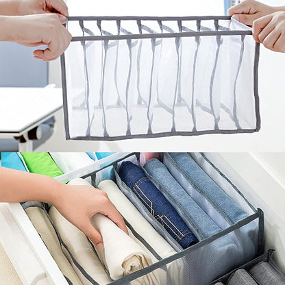 Seven Pocket Multipurpose Organizer Socks Underwear Storage Box Drawers Divider