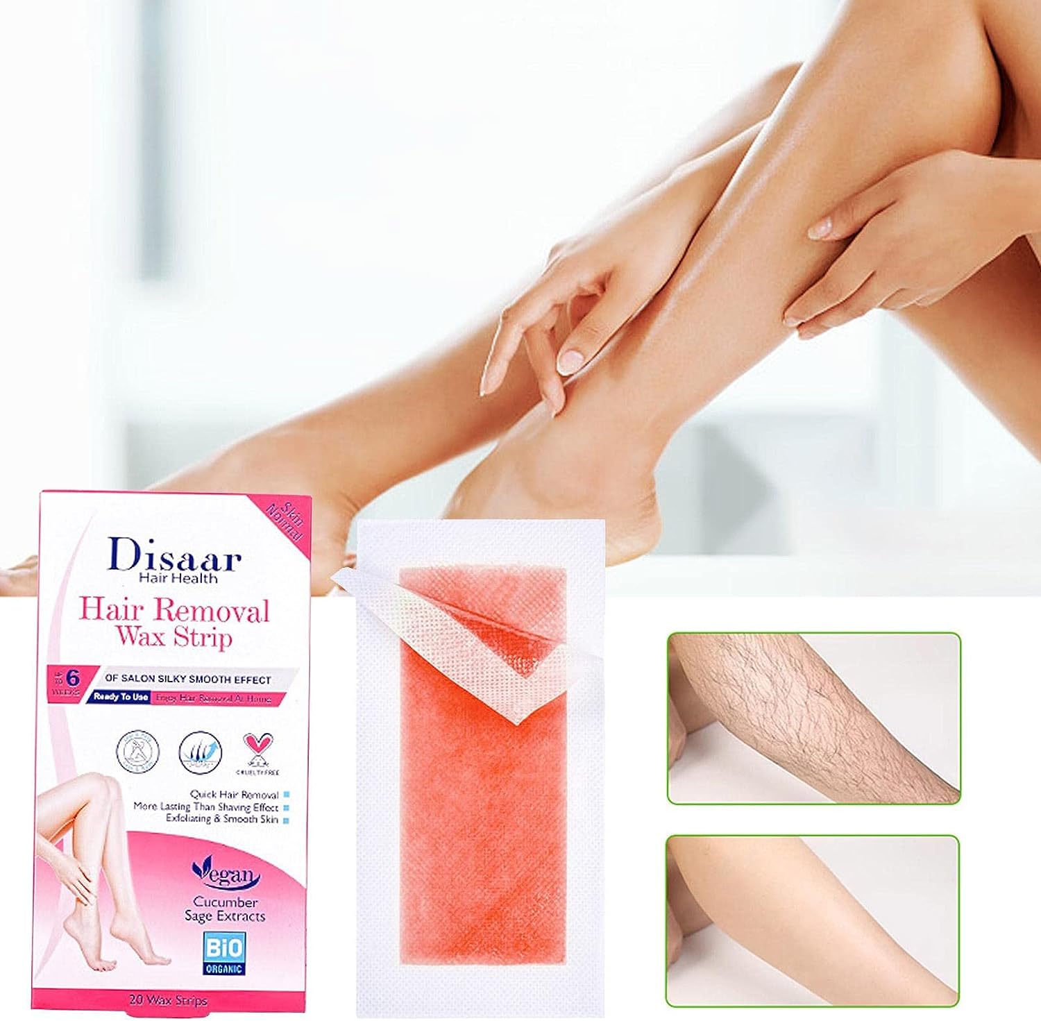 Disaar Hair Removal Wax Strips