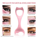 Multifunction Silicone Eyelash Eyeliner Upper Lower Eye Lash Mascara Guard Applicator Tool