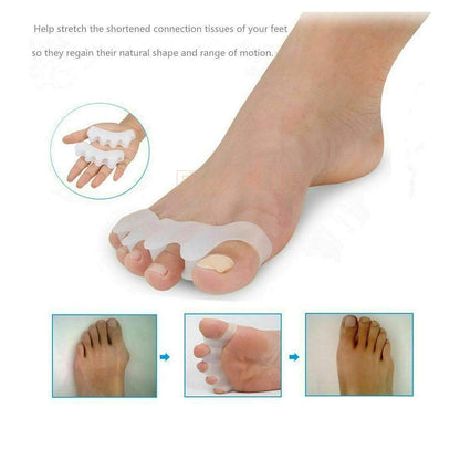 Silicone Toe Heel Pain Toe Separator Feet Bone Thumb Adjuster Pedicure Supplies Foot Care Tool