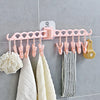 Multifunctional Folding Magic Sticky Rotating Hanger Wall Mount