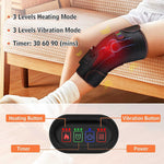 Thermal Knee Massager Electric Leg Joint Heating Vibration Massage Therapy Elbow Brace Arthritis Pain Physiotherapy Knee Support