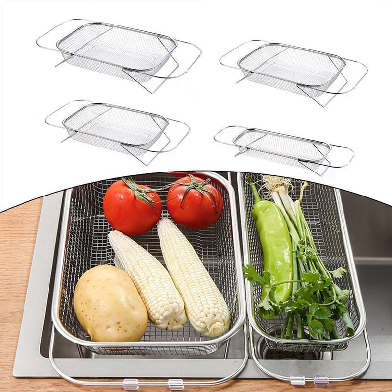 Stainless Steel Vegetable Drain Sink Basket