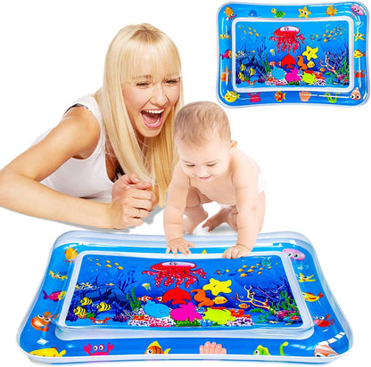 Baby Inflatable Tummy Time Mat Premium Water Play Mat for Infants Kids Boys Girls (High Quality)