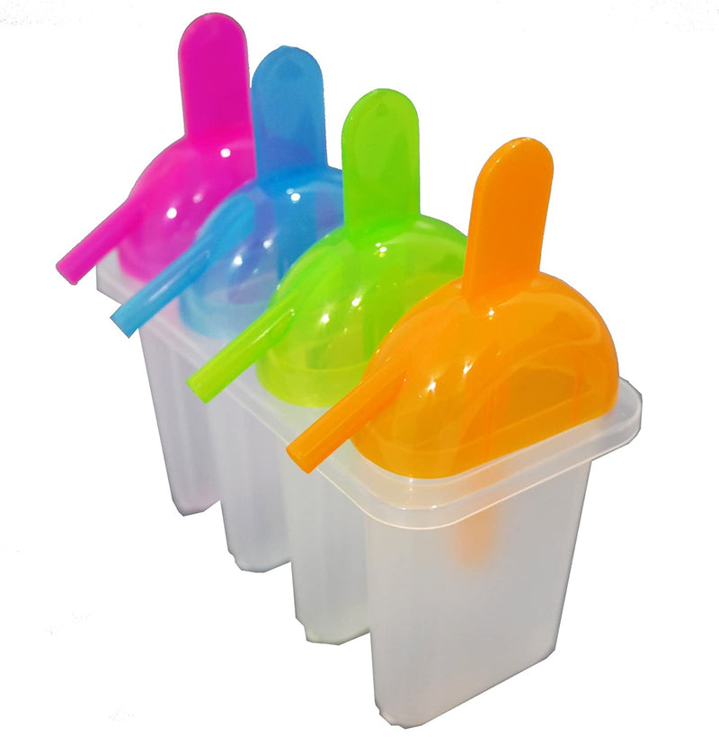 Reusable Popsicle Ice Lolly Maker Molds for Homemade Ice Cream Pudding Fruit Juice Smoothies