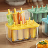 Leak-Proof Silicone Ice Cream Popsicle Mold Includes 8 Sticks