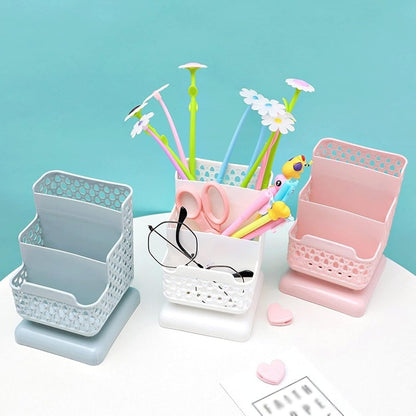 Multifunctional Desktop Pen Storage Box Pencil Brush Pot Pen Holder