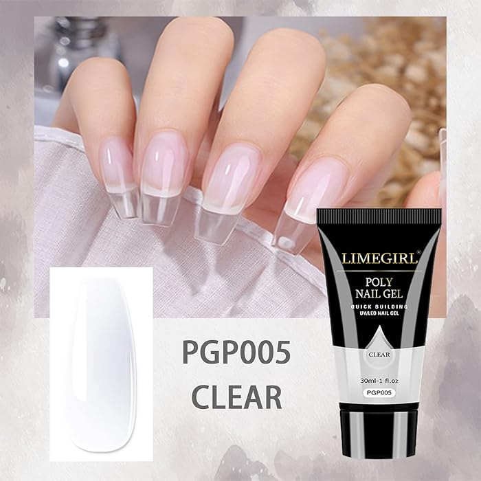 Lime Girl Poly Nail Gel PGP005 Clear