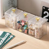 Acrylic Crystal Clear Container Box With Lid Organizer