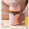 Portable Anti-Slip Reamer Hand Fruit Manual Juicer Orange Squeezer Lid Rotation