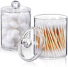 Multipurpose Transparent Cotton Swab Holder With Lid