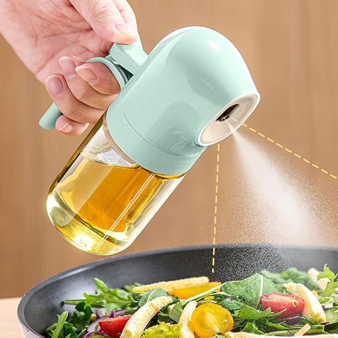 Oil Sprayer Food Grade Leakproof Glass Oil Spray Bottle 180ml