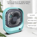 Quiet & Effective USB Rechargeable Portable Personal Mini Fan