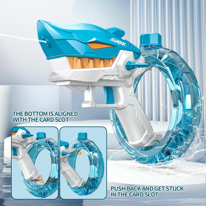 Rechargeable Electric Shark Spray Long Range Water Gun For Kid