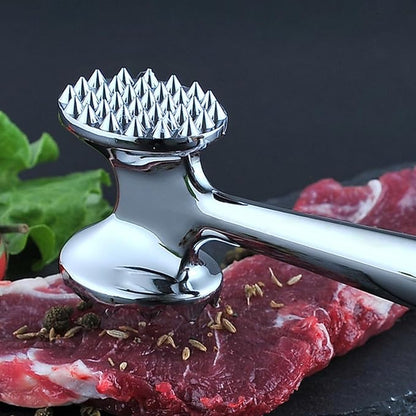 Stainless Steel Double Sided Meat Hammer Mallet With Non-Slip Handle