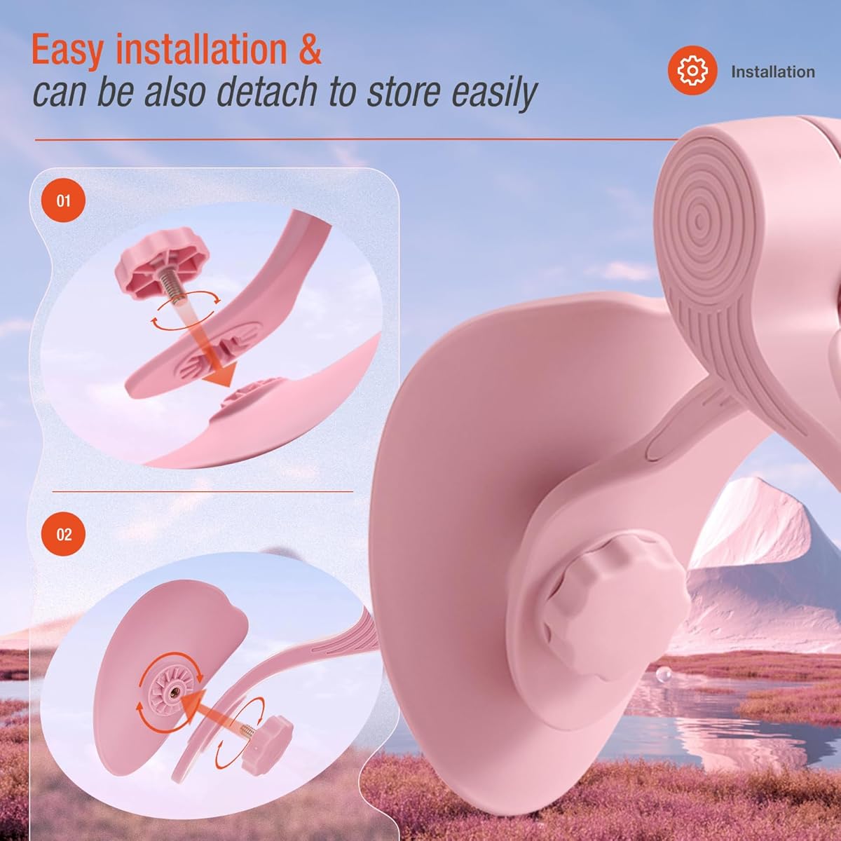 Thigh Master Hip and Pelvis Trainer for Women Pelvic Floor Strengthening Device Women with Resistance Band Exercise Equipment Set For Home&nbsp;