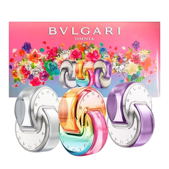 Bvlgari Omnia Miniature Fragrance Travel Set Of 3Pcs 30ml For Women