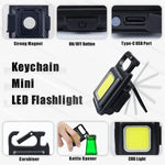 COB Rechargeable Key Chain Light