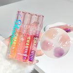 SHAQINUO Hydrating & Plumping Lustrous Jelly Lip Gloss 4pcs Set