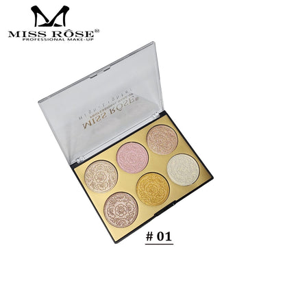 Miss Rose 6 Colors Glow Highlighters