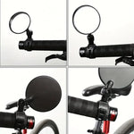 Universal Wide Angle Convex Mobility Bicycle Scooter Rearview Mirror