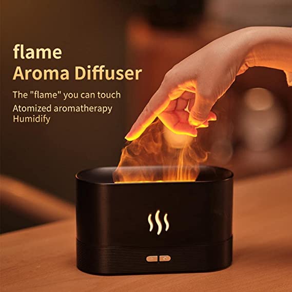 RGB Flame Humidifier and Aroma Diffuser