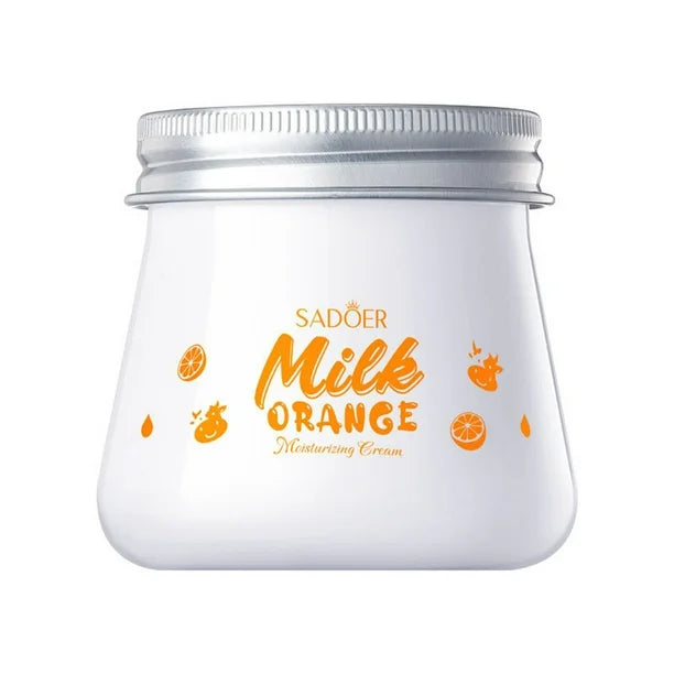SADOER Milk Orange Natural Organic Vitamin C Facial Cream Whitening Brightening Orange Milk Face Cream