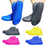 Silicone Reusable Waterproof Shoe Covers Rain Boots Protector Pair