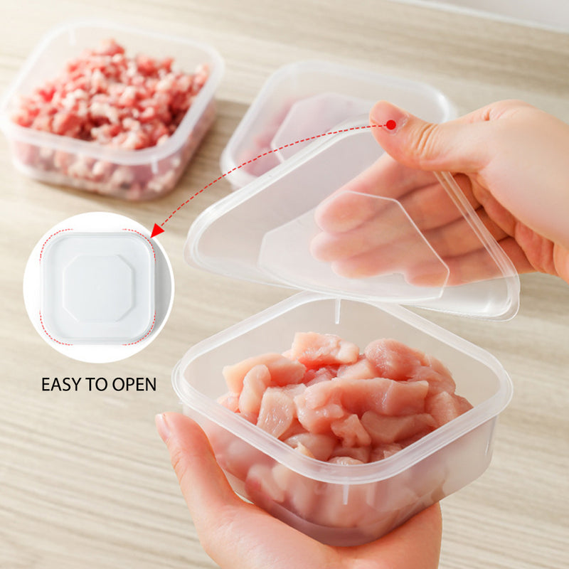 Multipurpose Sealed Frozen Meat Box Compartment Food Preservation Storage Box 3Pcs Set