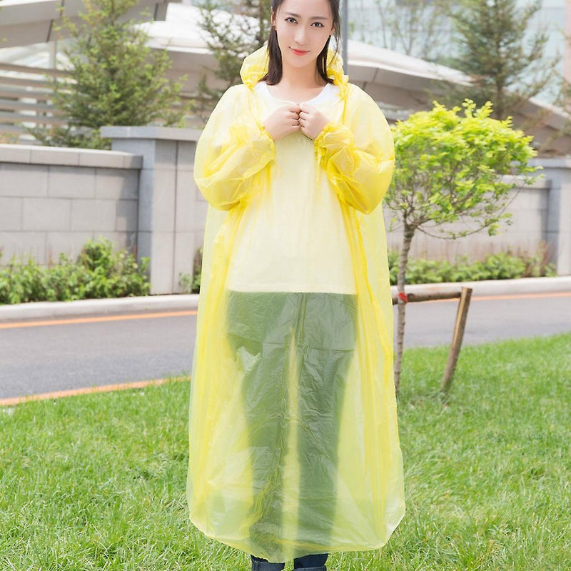 Unisex Disposable Adult Rain Coat Rainwear Suit